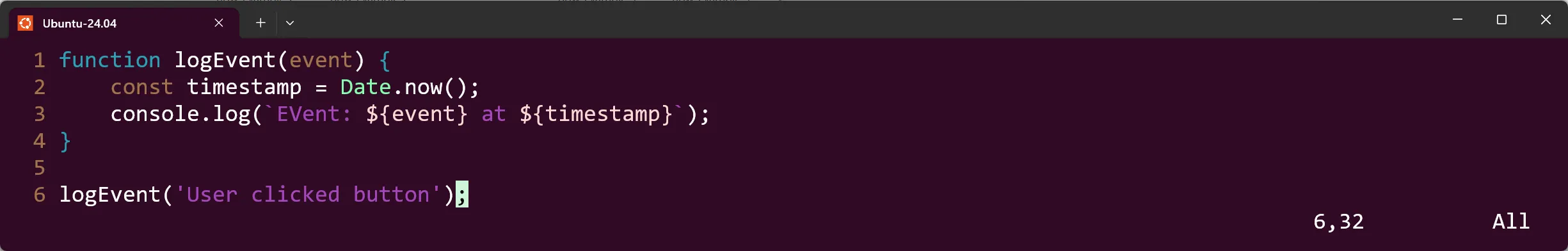 JavaScript - Date.now() - Beispiel 2