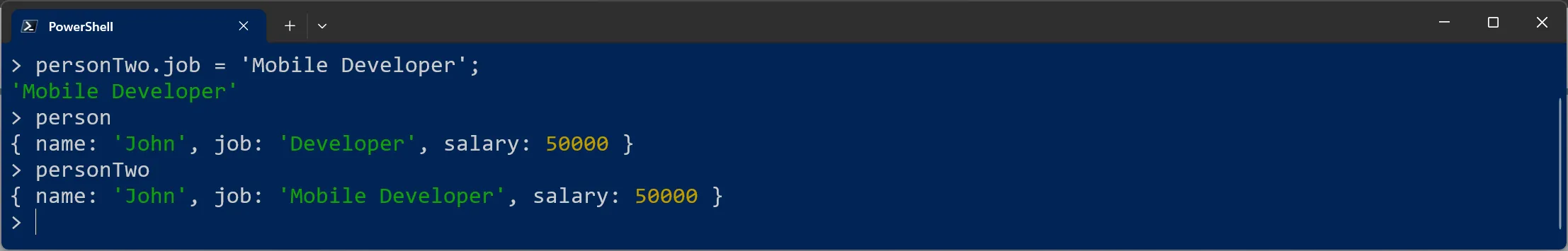 JavaScript - Objekt Modifikation