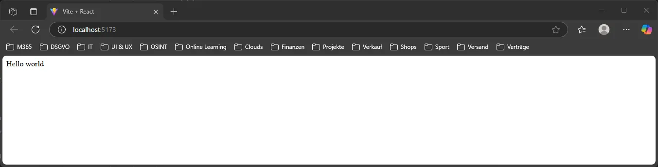 React Component - Basis Beispiel