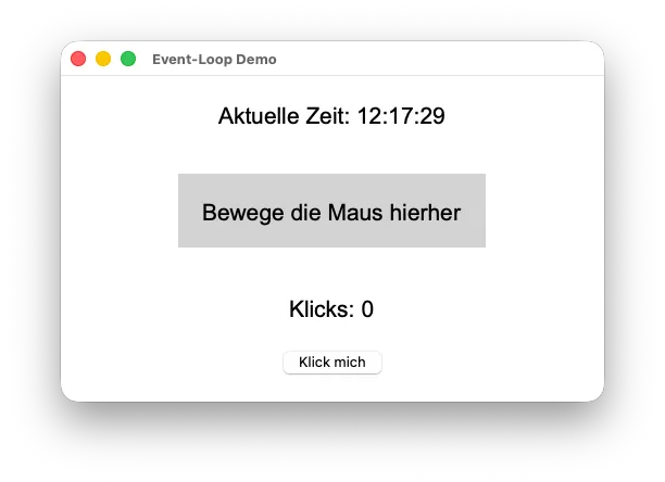 Tkinter - Demo der Event Loop (1)