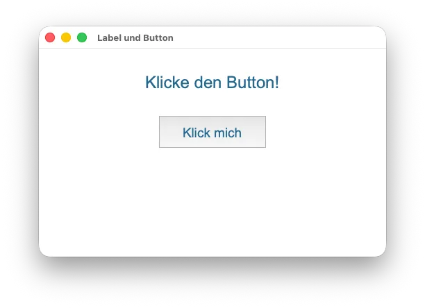Tkinter - App mit Label und Button (1)