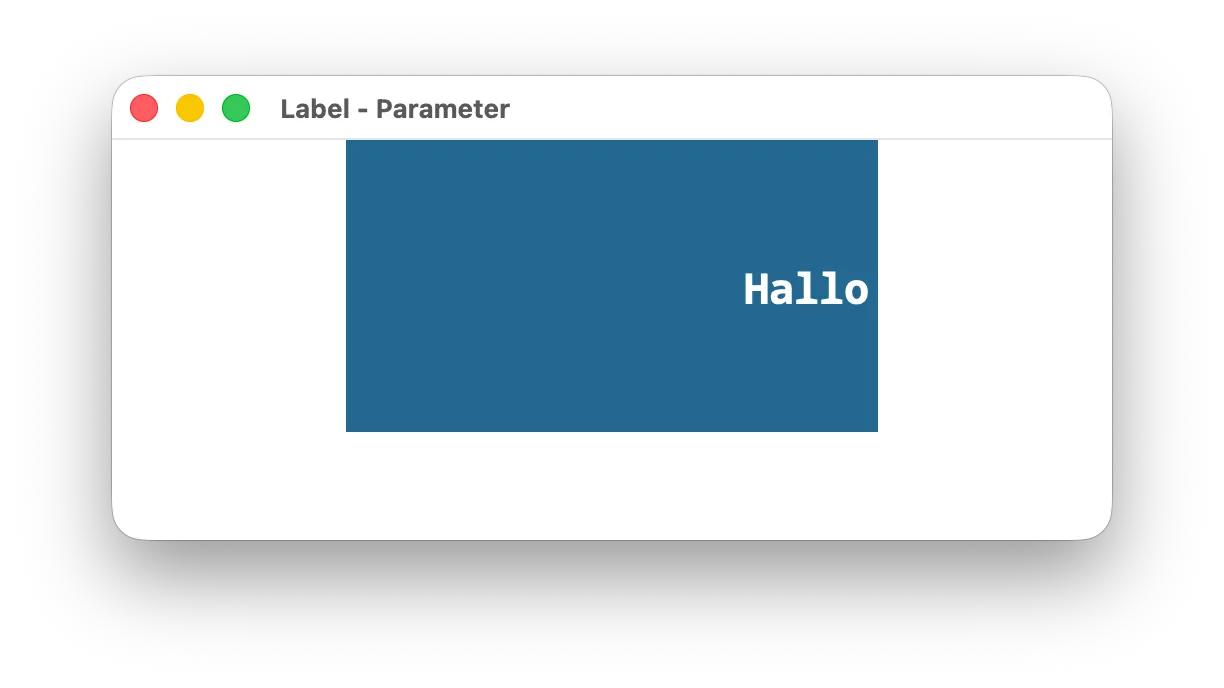 Tkinter - Label Parameter - anchor - e