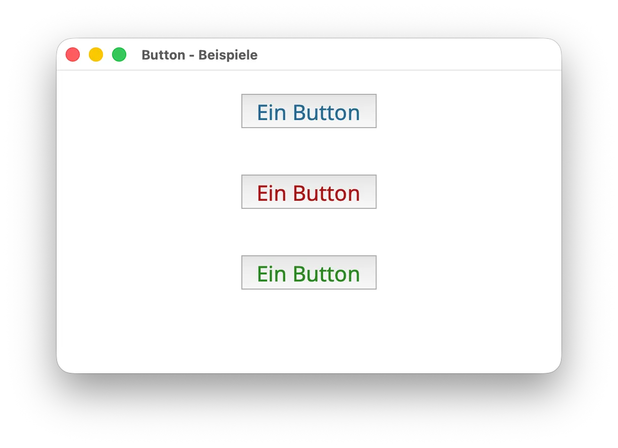 Tkinter - Button - Schriftfarbe