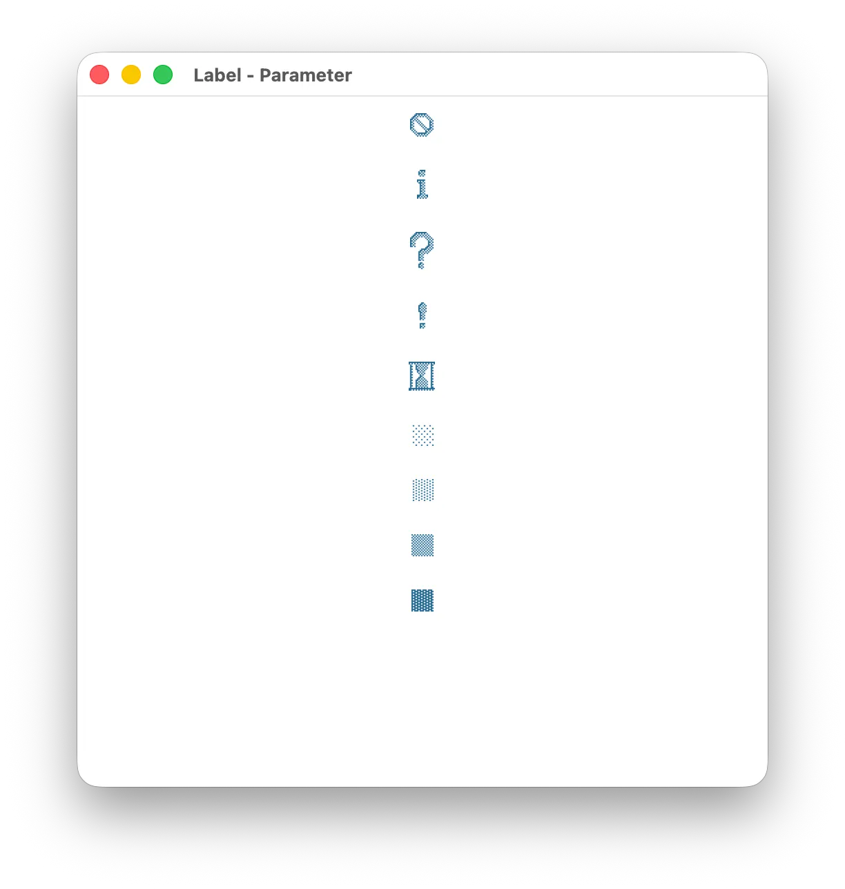 Tkinter - Label Parameter - bitmap